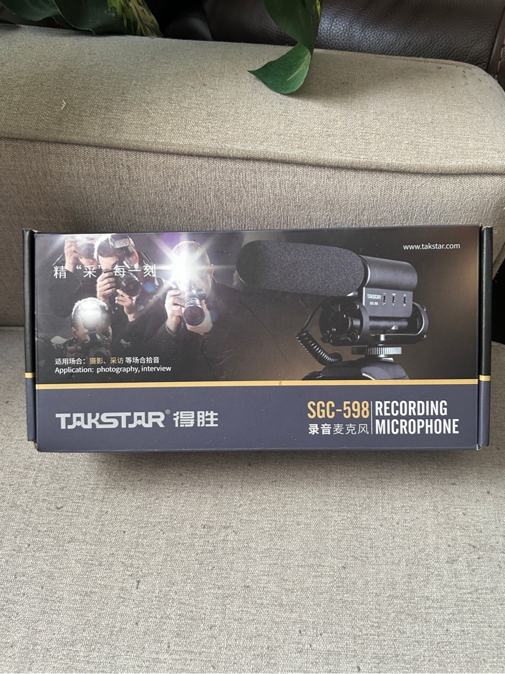 NEW Takstar SGC-598 On-Camera Shotgun Microphone - VLOG MIC